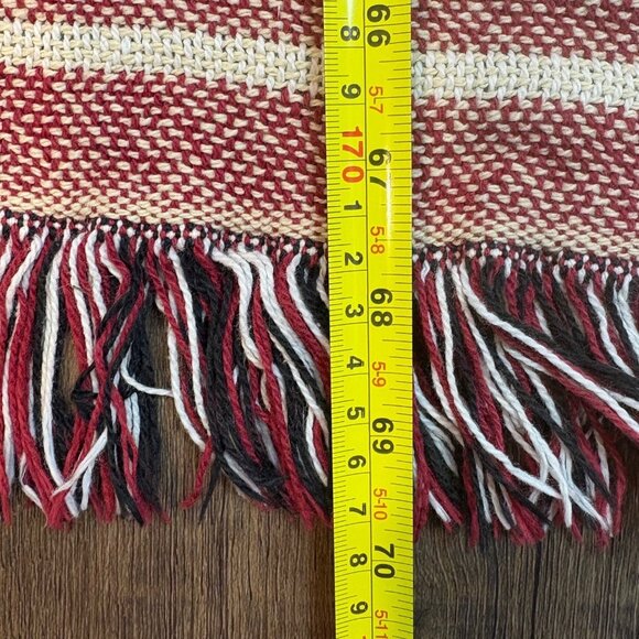 Vintage Noahs Ark Tapestry Blanket ‘And they came two by two’ 1994 fringed - Picture 7 of 9